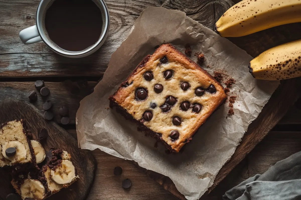 Banana Chocolate Chip Cake