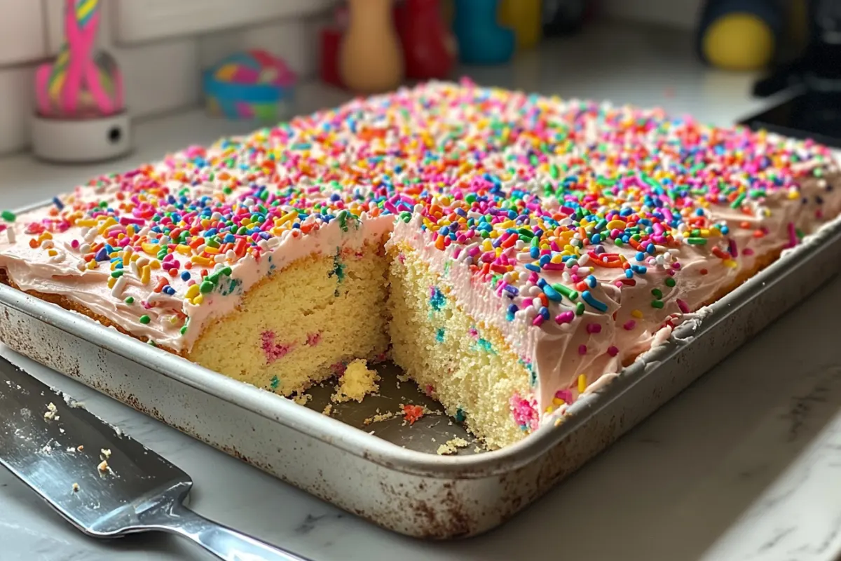 Funfetti Sheet Cake