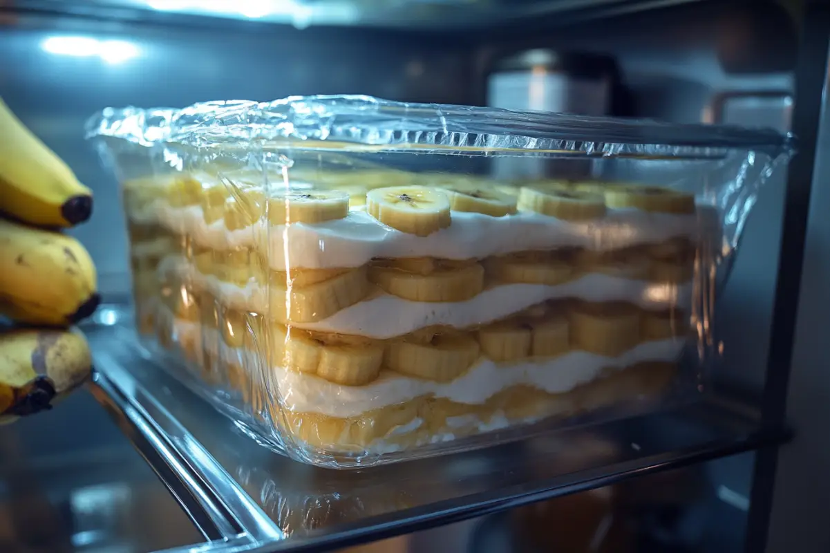 Refrigerating Banana Pudding