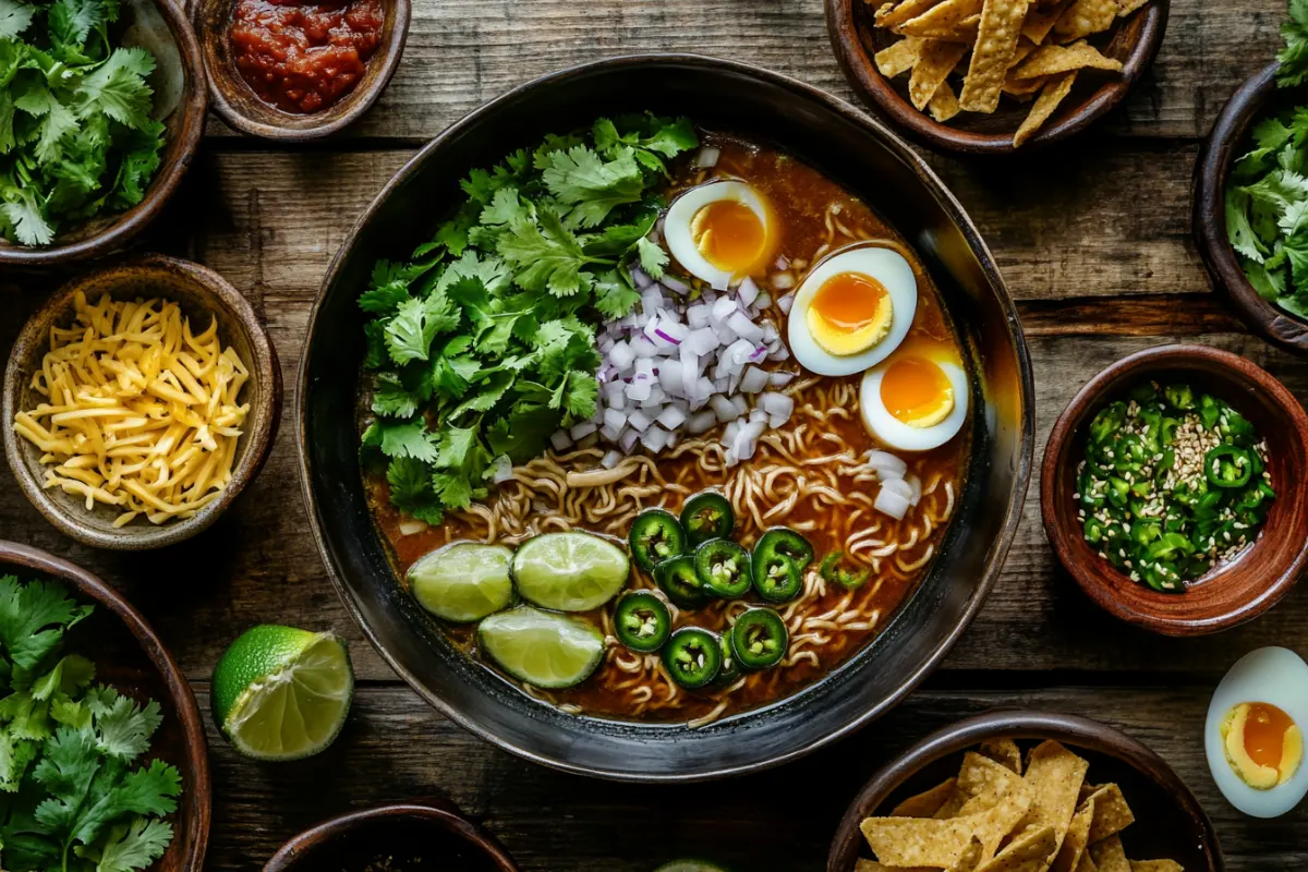 Toppings for Your Birria Ramen