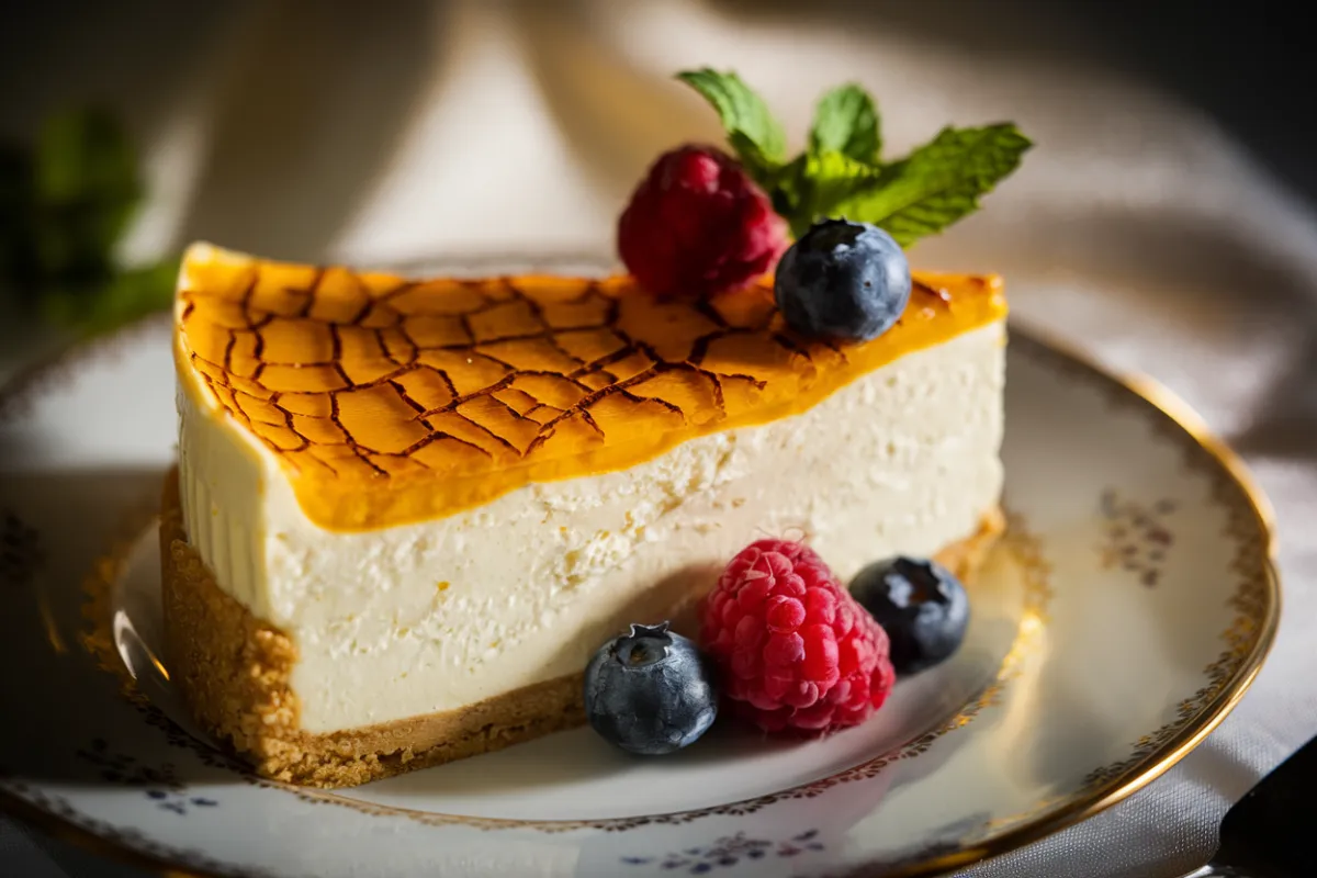 creme brulee cheesecake