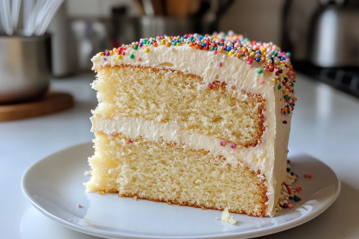 Classic Vanilla Sponge Cake for Birthdays