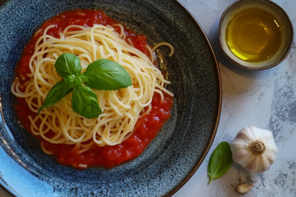 what are the ingredients for capellini pomodoro